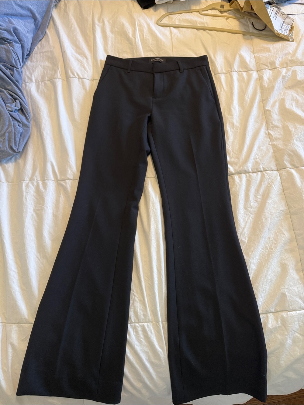 Banana Republic Black Boot-Cut Flare Dress Pants